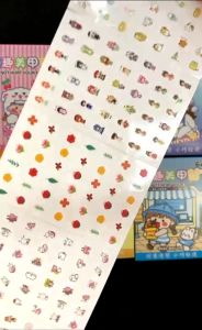 Stiker Kuku Tahan Air: Desain Nail Art Anak & Motif