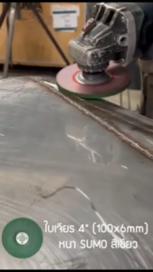 SUMO ใบเจียรหนา ซูโม่ 4” (100x6.0mm) Ceragrain60P สีเขียว งานเม็ดทรายหยาบปานกลาง-คม คม ทน เจียรเร็ว เจียรลึก เจียรออกได้เยอะ สำหรับงานสเตนเลส