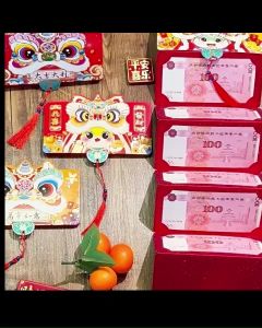 🐎2026马年 折叠红包封/春节红包袋/创意卡通利是封【6卡位】/大吉大利/恭喜发财/Folding Red Angpao Horse Year Red Envelope New Year/CNY Angbao/Creative Cartoon Red Packet