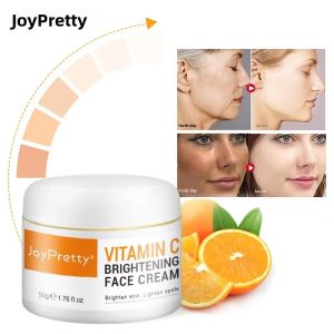 Kem Dưỡng Da Mặt JoyPretty Vitamin C 50g Chứa Hyaluronic Acid Dưỡng Ẩm Làm Trắng Mờ Vết Thâm Làm Sáng Da Dành Cho Cả Nam Và Nữ