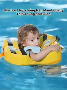 Bỉm bơi cho bé tái sử dụng Mambobaby chống thấm 3 lớp chống tràn điều chỉnh độ rộng