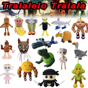Hot Toys | New Tung Tung Sahur Plush Doll Juguete TungTung Sahur Tralalero Tralala Shark Toy Plushie Plush Animals For Kids Christmas Gift