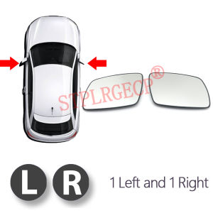 For Dodge Journey Fiat Freemont 2009-2020 Replacement Side Rearview Mirror Heating Glass Heated Mirror Lens with Plate LH RH