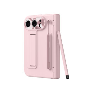 szhaiyu | For iPhone Duo iPhone 18 Fold Bracket Phone Case With S Pen Hinge Protection Flim Glass Screen Shockproof Back Full Cover