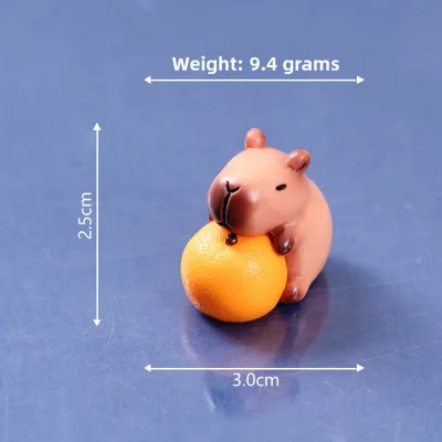 Cute Capybara Desk Decoration Computer Accessories Stable Emotion Healing Small Objects Workstation Resin Artistic Crafts