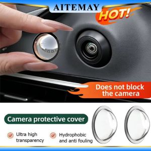 Aitemay 360° Car Camera Lens Protector – 4Pcs 9H Explosion-Proof Anti-Fog & Waterproof Anti Scratch Ultra Transparent Fits 99% Cars