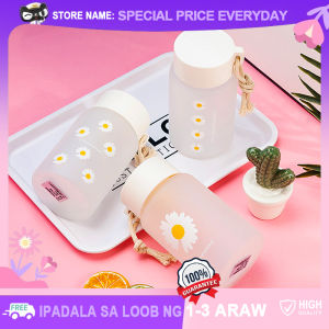 New Little Daisy 500ML Water Drinking Bottles Japanese Original Portable Drinking Tumbler Safety PP Material Cute Plastic Frosted Tea Cups