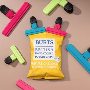 Food Grade Kitchen Use Sealing Clamp Multi-Function Snack Bag Sealer Spice Container Lid Clamp ness Preservation Clamp