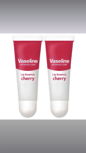 Vaseline Intensive Care Lip Essence – 10ml x 2 Tubes Soothes and Protects Chapped Lips