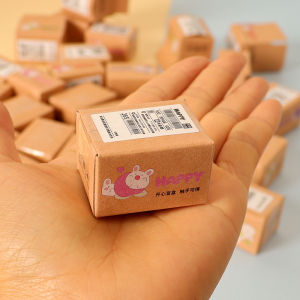 Mini Express Delivery Box Creative Childrens Packaging Model Blind Box Lucky Box Miniature Simulation Food Toy Box