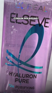 Loreal Elseve Hyaluron Pure 72H Purifying Shampoo Conditioner