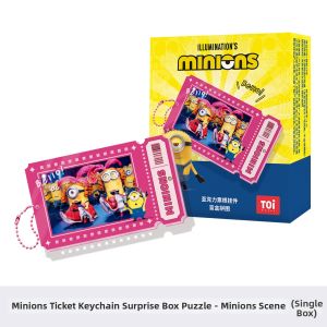 Toi | Minion Adult-themed Ticket Bookmark Pendant Acrylic Card Holder