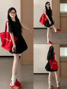 XIANYIJIAO | Puffy Flared A-Line High-Waist Petite Slimming Shorts Skirt