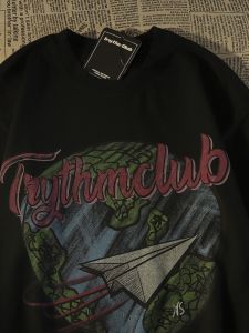 Heavy Weight Cotton Fashion Brand Hong Kong Style Ins Short Sleeve T-Shirt Mens Couple Wear Summer Student Easiest for Match Loose Fashion Brand Top