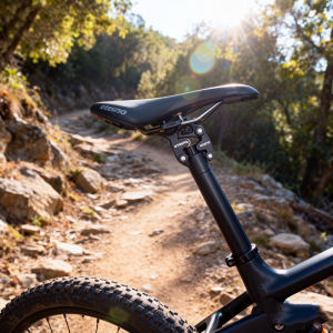 หลักอานจักรยานแบบมีโช้คอัพ ขนาด 27.2/30.9/31.6 มม. สำหรับจักรยานเสือภูเขา หลักอานแบบมีระบบกันสะเทือน ความยาว 350 มม.