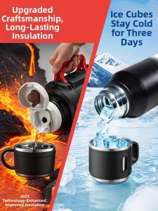 YIQIANJIN | Thermal Insulation Large Capacity Water Bottle 2000ml