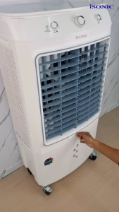 ISONIC Air Cooler 70L 350W Portable Evaporative Cooler 8600m3/h 3 Speed Wide Angle Air Cooler Warranty