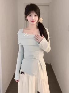 2024 Early Autumn Korean Style Gentle Style Womens Dress