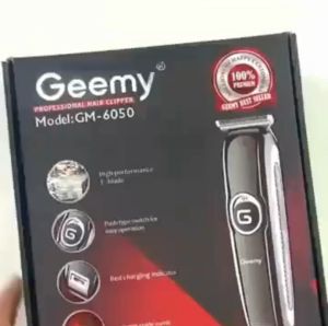 Geemy GM-6050 Gunting Rambut Profesional Boleh Dicas semula dan Alat Dandanan | Pemangkas Rambut untuk Pencukur Hidung/Janggut/Pemotong Rambut