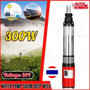 24V 300W บูสเตอร์ปั๊ม ปั๊มบาดาล พร้อมสายไฟ 10m แรงดันสู 2 ปั๊มน้ำ คอล์ทองแดง ทนทาน ระบายความร้อนได้ดี ปั๊มจูม DC pump ปั้มน้ำอัตโนมัติ ปั๊มดูดน้ำ