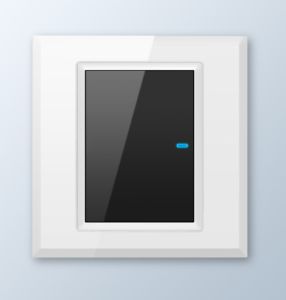 saklar lampu internasional 86 crystal glass 1 gang 1 way