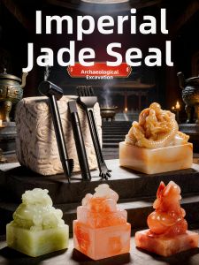 WEIBAI | Archaeological Excavation Toy Jade Seal