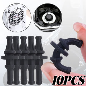 สกู๊ตเตอร์รถจักรยานยนต์10ชิ้นอุปกรณ์เสริมเสริมสำหรับยกฝาปิดถังน้ำมันฝาถังน้ำมันเดือยแหลมยางแบบป๊อปอัพ