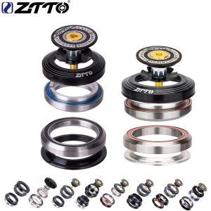 ZTTO MTB Road Bicycle CNC Headset 1 1/8"-1 1/2" Sealed Bearing 1.5Tapered 28.6 Straight Tube Bike Fork Internal Steering Bearing