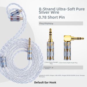 Yongse | Pure Silver Earphone Upgrade Cable