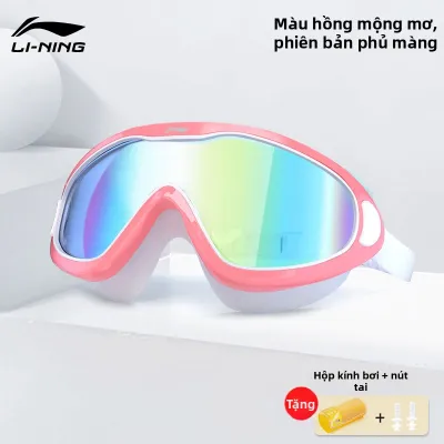 Li-Ning | Kính Bơi Chống Nước Chống Mờ Có Độ Cận Khung Lớn