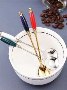 Thìa Cà Phê Bằng Thép Không Gỉ 304 Cao Cấp Phong Cách Châu Âu Cổ Điển Thìa Trộn Đồ Ăn Nhẹ Sáng Tạo Dễ Thương Có Logo Thương Hiệu