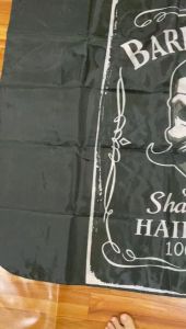 Hair Cape Barber Motif hitam tengkorak #Alatpotongrambut #Kipbarber #kippotong #megami #alatbarber #barbershop #alatsalon #salon #alatcukurrambut #alatcukur #kip #cape