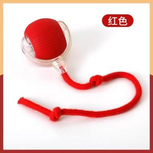Automatic Dog Ball Toy Durable Pet Teaser Small Dog Jumping Ball Fun Sound Effect Doggy Gear Interactive Dog Playtime