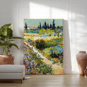 Bandai | Vincent Van Gogh Writings Prints and Posters Great Work The Starry Night Canvas Painting Decorations for Living Room Wall Art