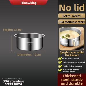 Heqing | Stainless Steel Egg Steaming Bowl Heat Resistant