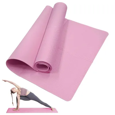 Thảm Tập Yoga Gấp Gọn Màu Hồng Thân Thiện Với Môi Trường Chất Liệu EVA Độ Dày 3/4/6mm Dùng Cho Tập Luyện Yoga Pilates Và Các Bài Tập Thể Dục Khác