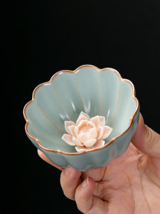 Cốc Trà Thủ Công Cao Cấp Phong Cách Trung Hoa Có Đường Đỏ Cốc Trà Pha Trà Bằng Sứ Thủ Công Có Thể Nuôi Dưỡng Người Dùng