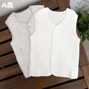 Spring and Autumn Mens and Womens Cotton Warm Thick Winter Clothes Vest