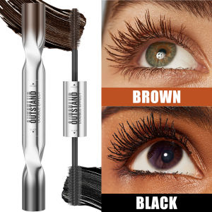 Double-Ended Mascara 2-in-1 Lengthening & Volumizing Mascara Natural Curling 4D Full Lashes