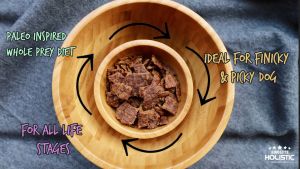 Absolute Holistic Air Dried Dog Food (1kg) | 100% Natural Complete Diet Training Treats