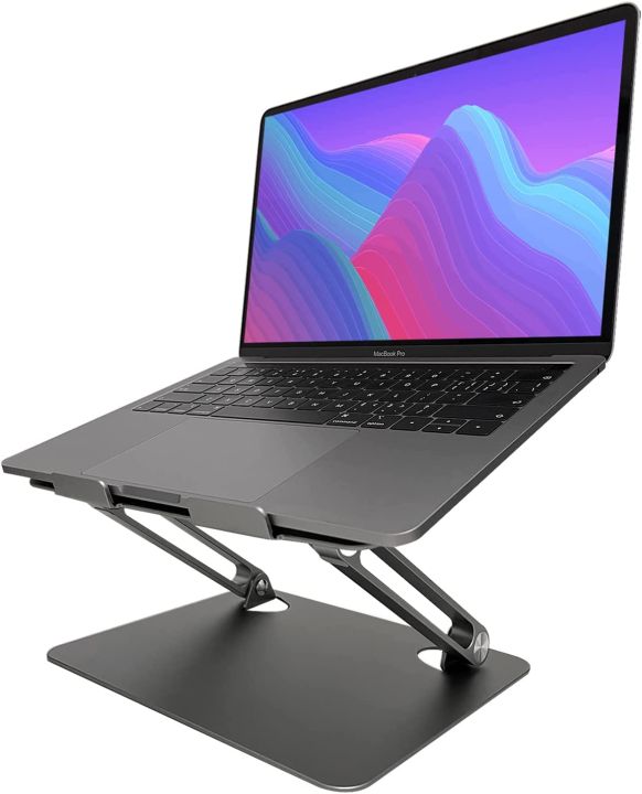 Meewoo Laptop Stand Aluminum Computer Lifter Folding Portable Notebook Computer Stand Adjustable
