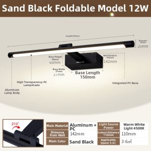 NVC | Modern Waterproof Wall Light for Bathroom Mirror Cabinet