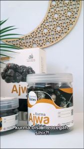 Kurma Ajwa 500 gram Premium Jumbo Kurma Nabi Azwa Ajwah Oleh Oleh Haji Umrah