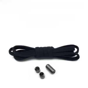 Adult and Children Applicable Semicircle Elastic Tighten Rope Metal Capsule Silver Buckle Tie-Free Tie-Free Shoelace for Lazy People