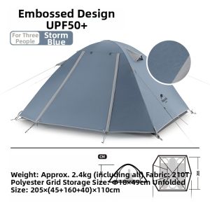 NatureHike | Durable Rainproof Sunproof Camping Tent 2-4 People
