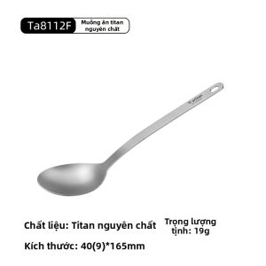 Tiartisan | Bộ thìa và dao nĩa bằng titan nguyên chất dùng trong gia đình