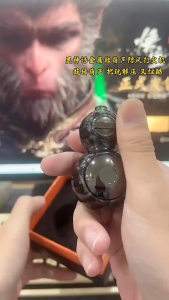 Windproof Gourd Torch Lighter Refillable Butane Gas Green Flame Double Fire Creative Portable Design BLHL