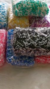 ยางรัดผม หนังยางรัดผม ยางกิโล ยาง เส้นใหญ่และเส้นกลาง สีดำ หนังยางนักเรียน หนังยางมัดผม สีดำ และหลากสี