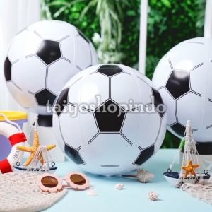 TAIYO Bola Renang Soccer Karakter 40cm & 50cm Inflatable Ball Swimming Pool Beach Water Toys Football