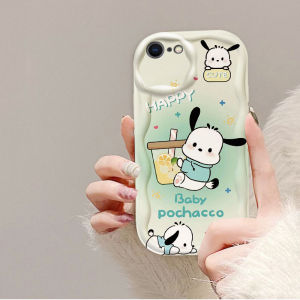 Cool Pachat Dog Silicone Case for Apple SE Second And Third Generation Phones Female Style Cartoon Full Edge Protection Lens Guard